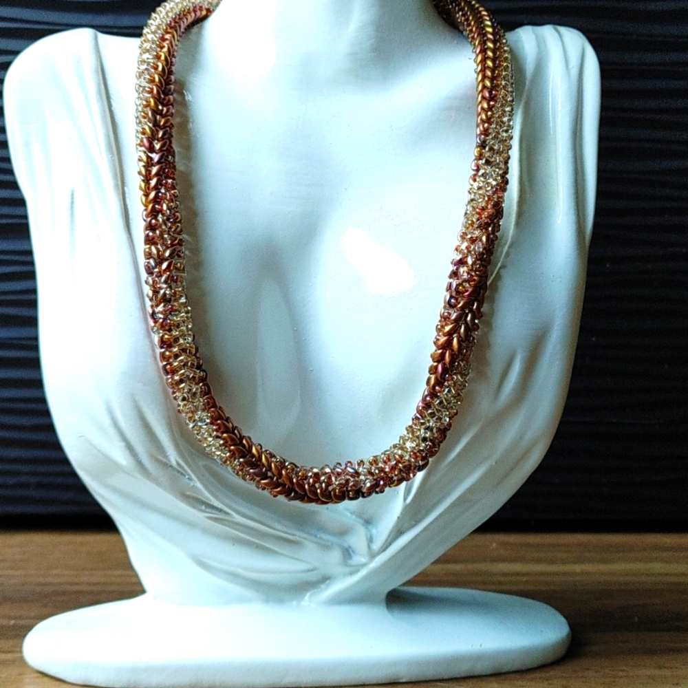 Super-duo rope necklace